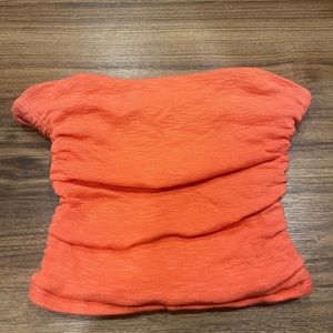 Coral free people tube top size small